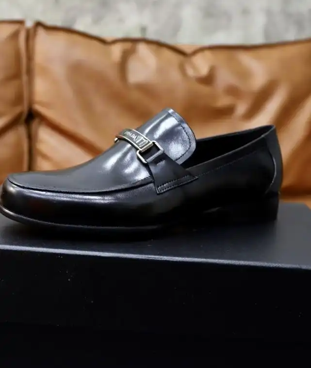 hype Prada Leather Shoes