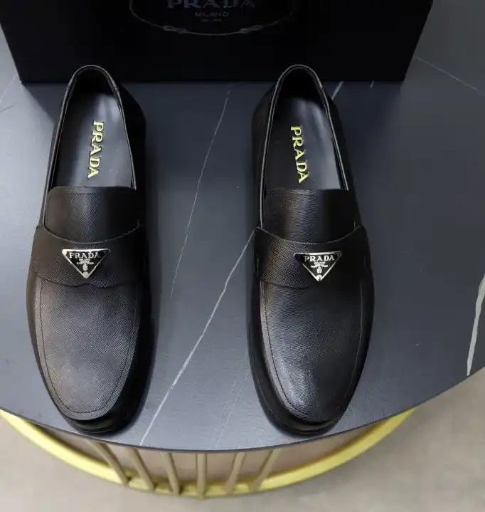 hype Prada Leather Shoes