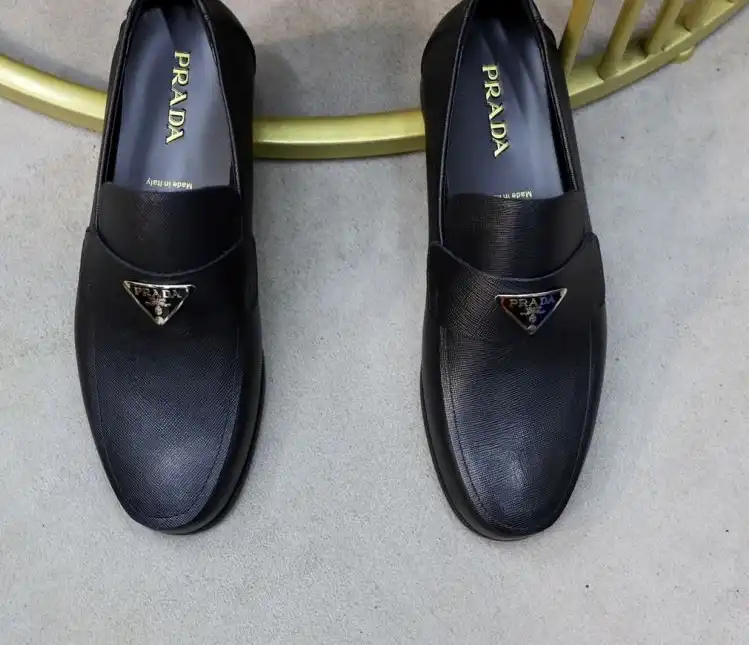 hype Prada Leather Shoes