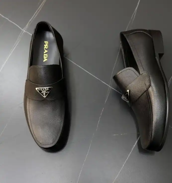 hype Prada Leather Shoes