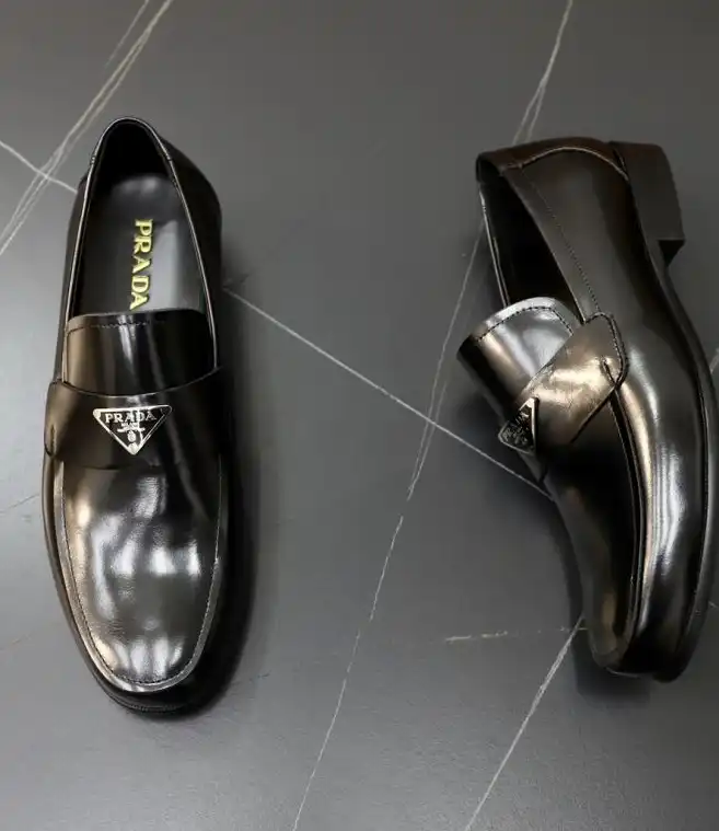 hype Prada Leather Shoes