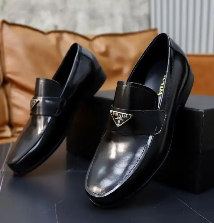 hype Prada Leather Shoes