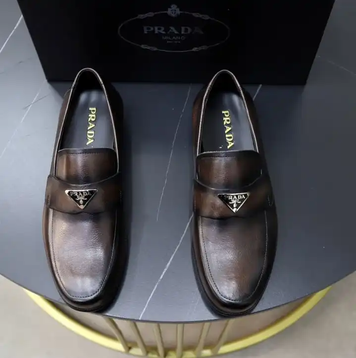 hype Prada Leather Shoes