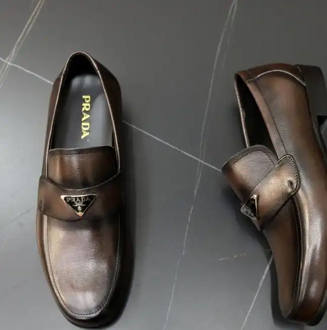 hype Prada Leather Shoes