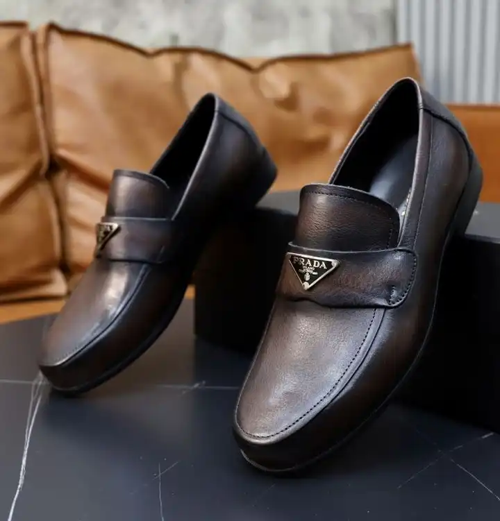 hype Prada Leather Shoes