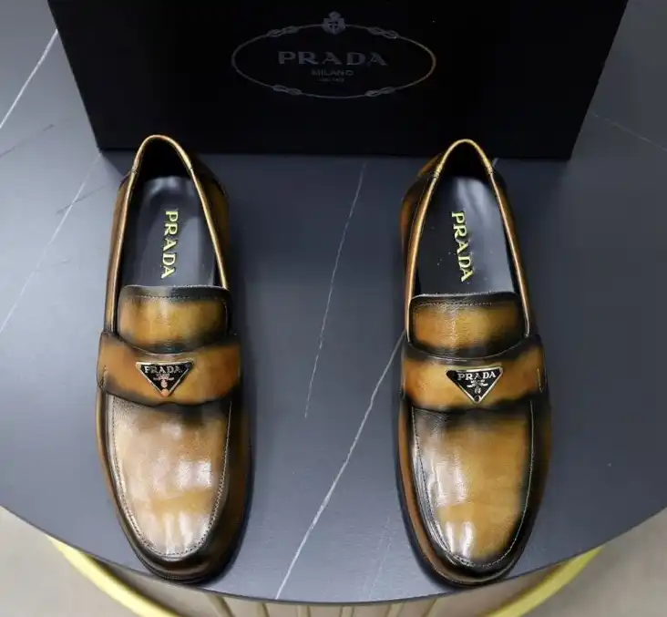 hype Prada Leather Shoes