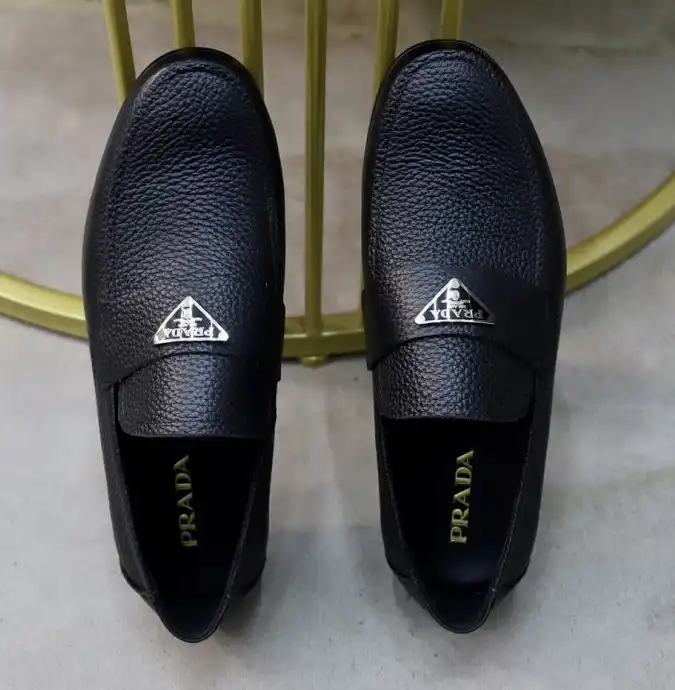 hype Prada Leather Shoes