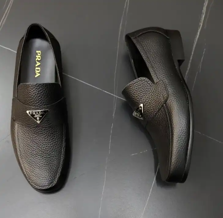 hype Prada Leather Shoes