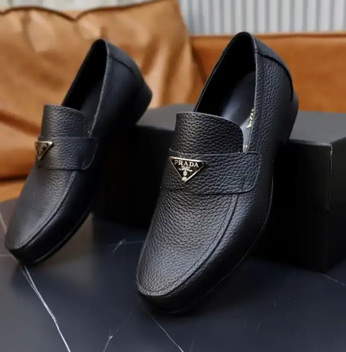 hype Prada Leather Shoes