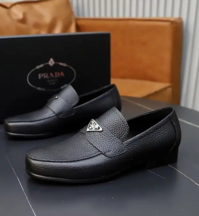 hype Prada Leather Shoes