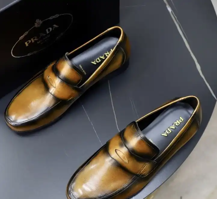 hype Prada Leather Shoes