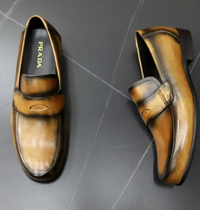 hype Prada Leather Shoes