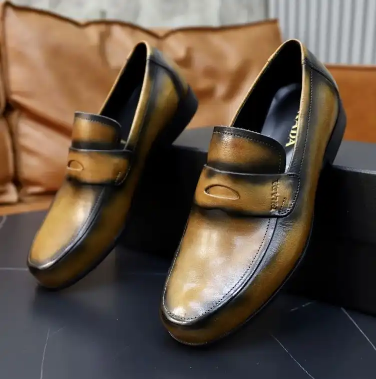 hype Prada Leather Shoes