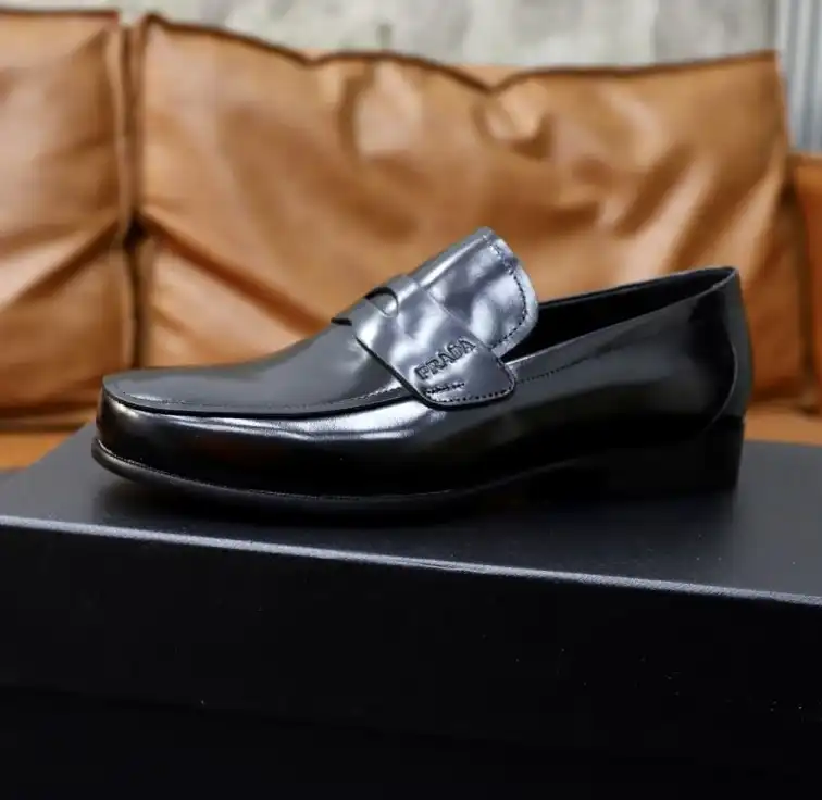 hype Prada Leather Shoes