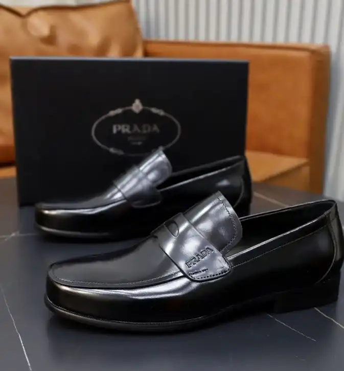 hype Prada Leather Shoes