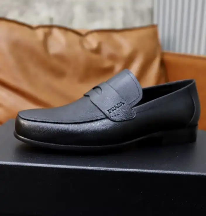 hype Prada Leather Shoes