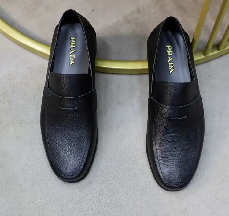 hype Prada Leather Shoes