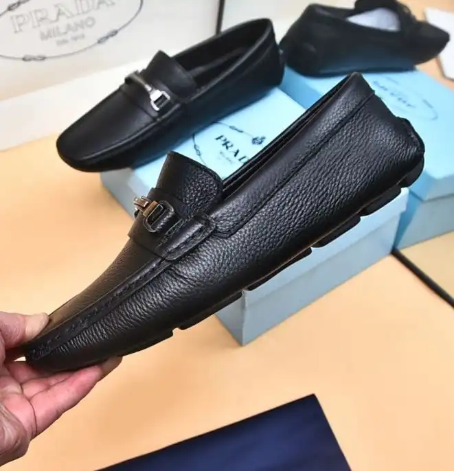 hype Prada Leather Shoes