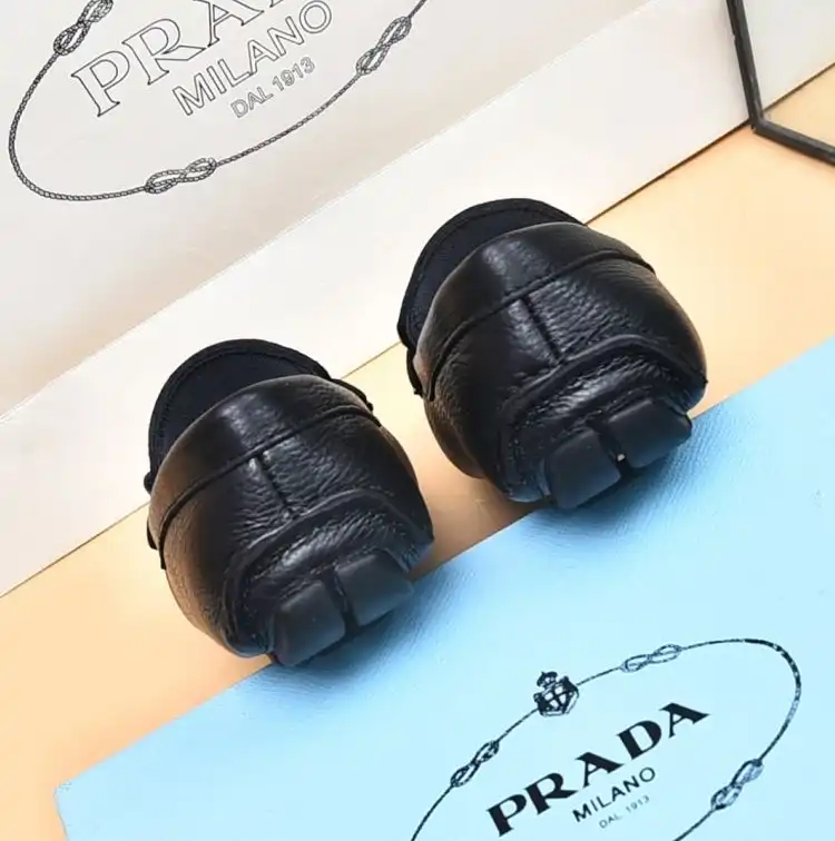 hype Prada Leather Shoes