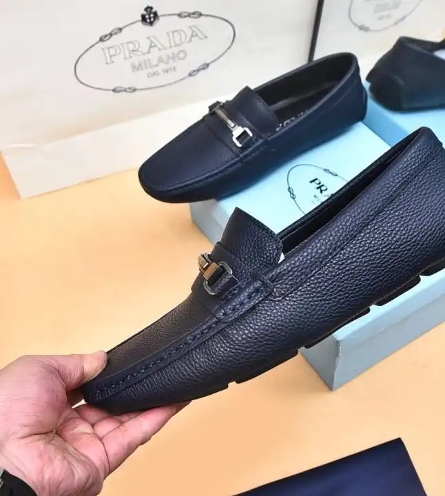 hype Prada Leather Shoes