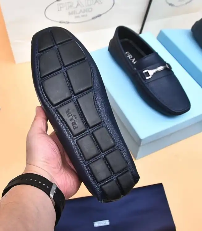 hype Prada Leather Shoes