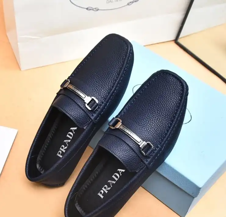 hype Prada Leather Shoes