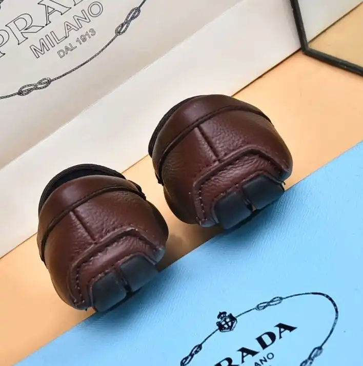 hype Prada Leather Shoes