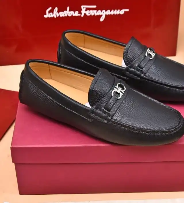 hype Ferragamo Leather Shoes