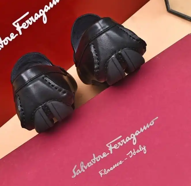 hype Ferragamo Leather Shoes