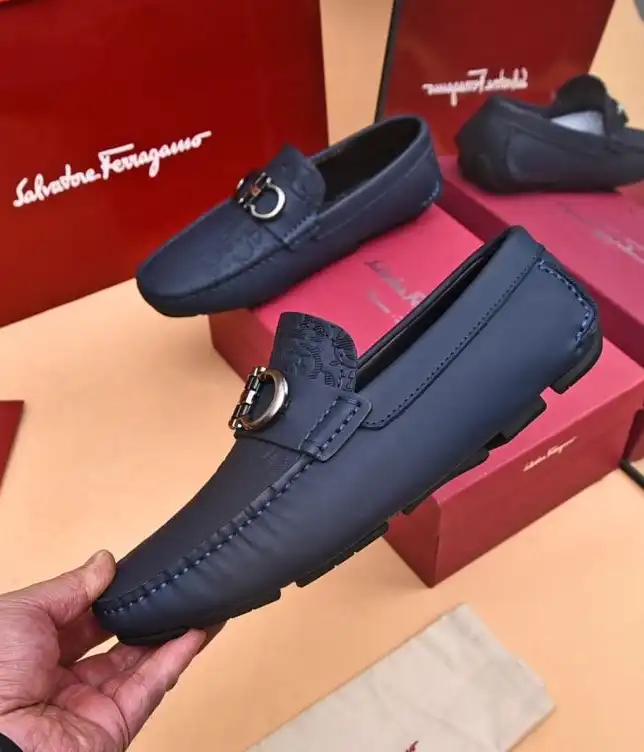 hype Ferragamo Leather Shoes