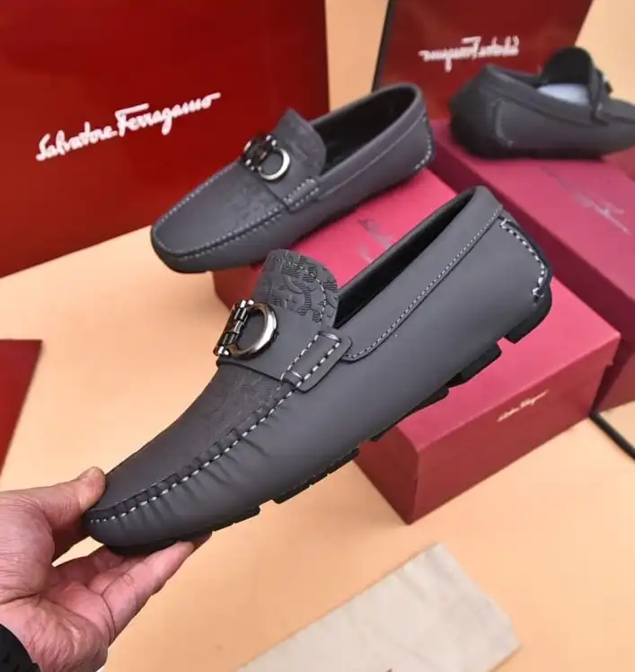 hype Ferragamo Leather Shoes