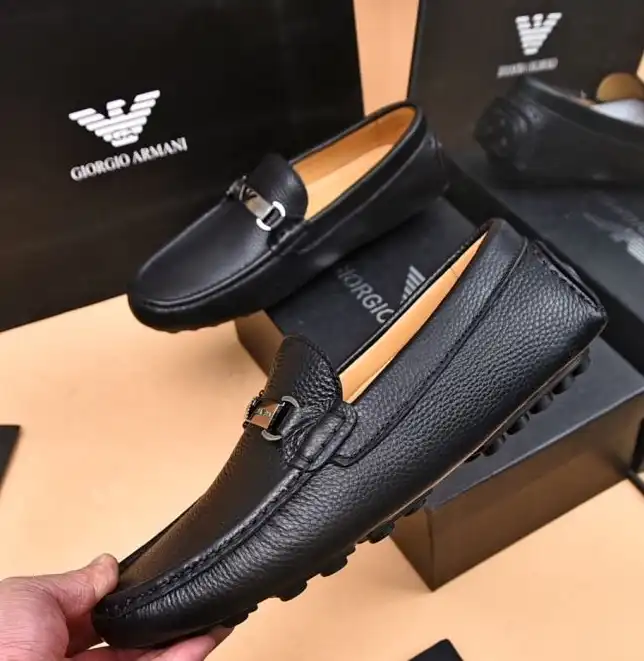 hype Armani Leather Shoes