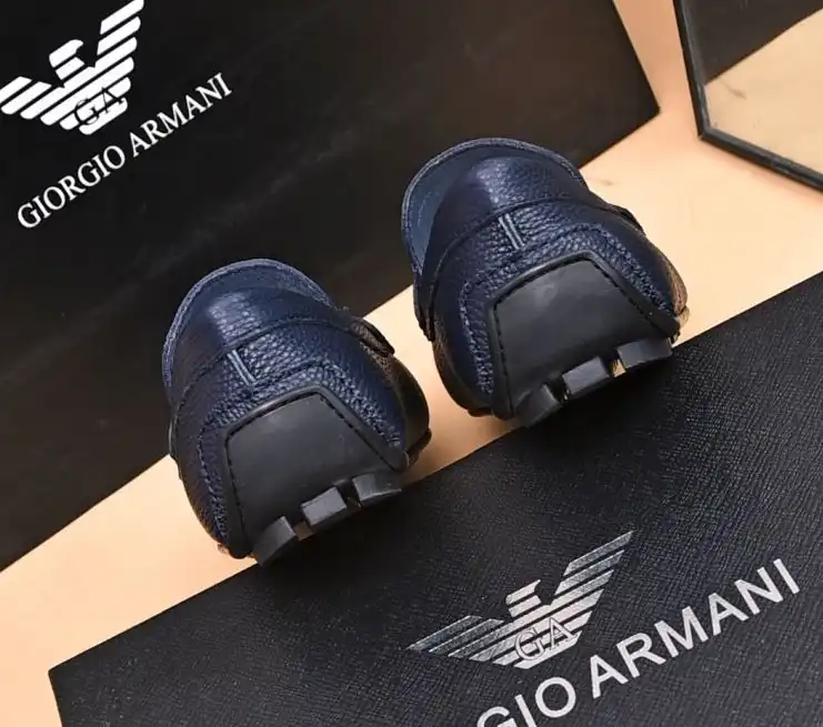 hype Armani Leather Shoes