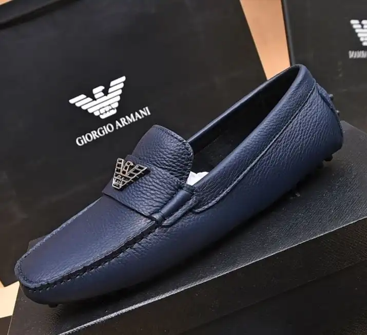 hype Armani Leather Shoes