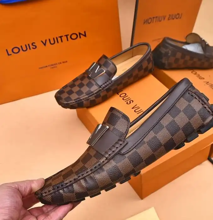 hype LV Leather Shoes