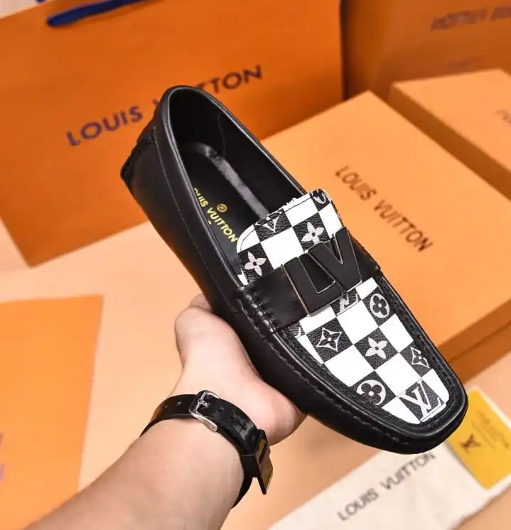 hype LV Leather Shoes