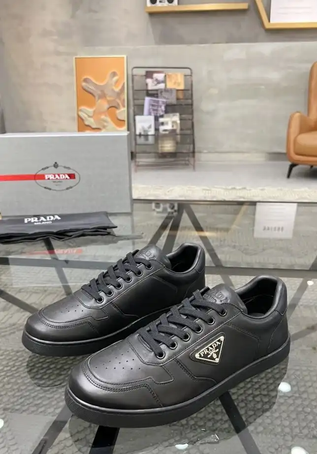 hype Prada Leather Shoes