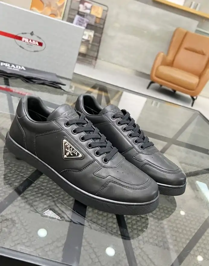 hype Prada Leather Shoes