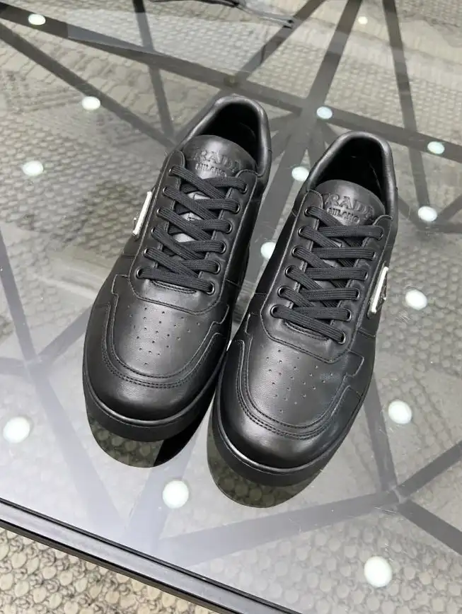 hype Prada Leather Shoes