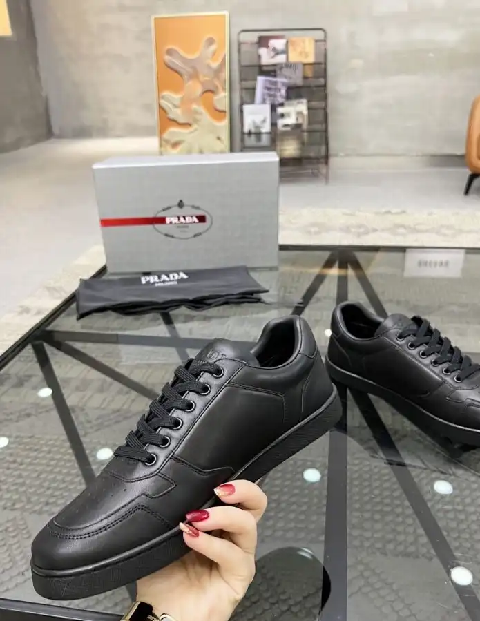 hype Prada Leather Shoes