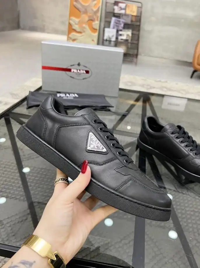 hype Prada Leather Shoes