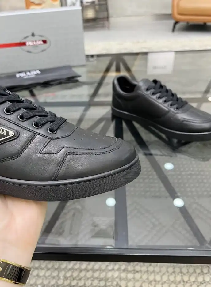 hype Prada Leather Shoes