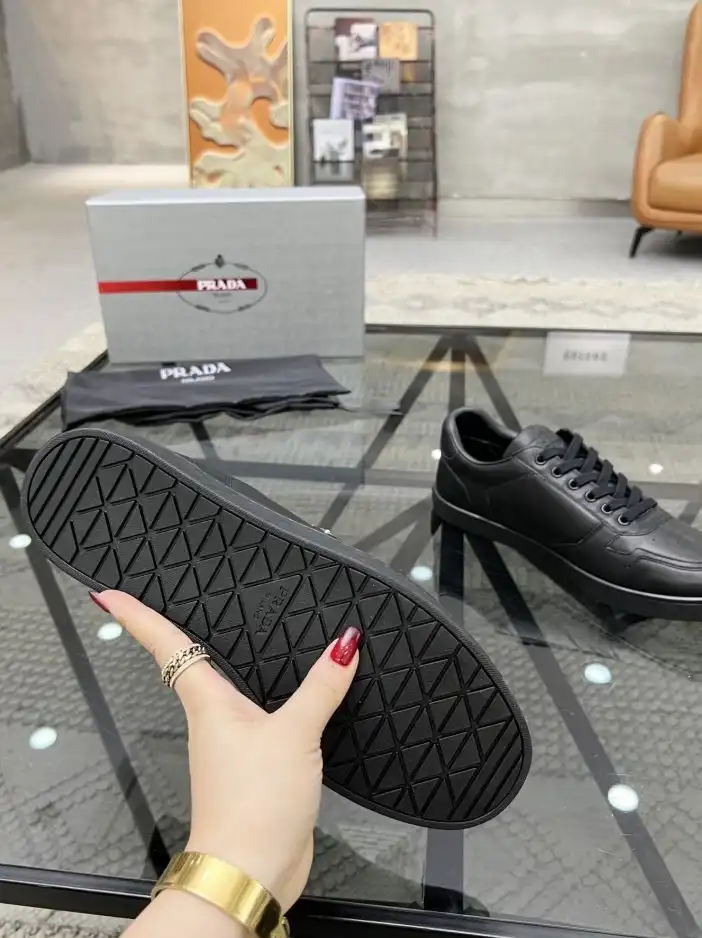 hype Prada Leather Shoes