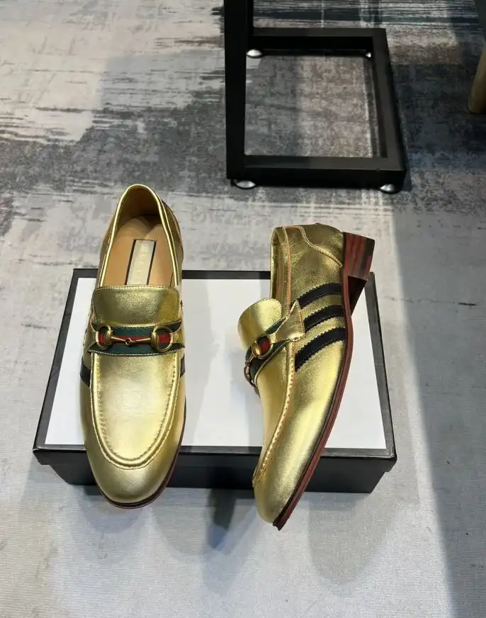 hype Gucci Leather Shoes