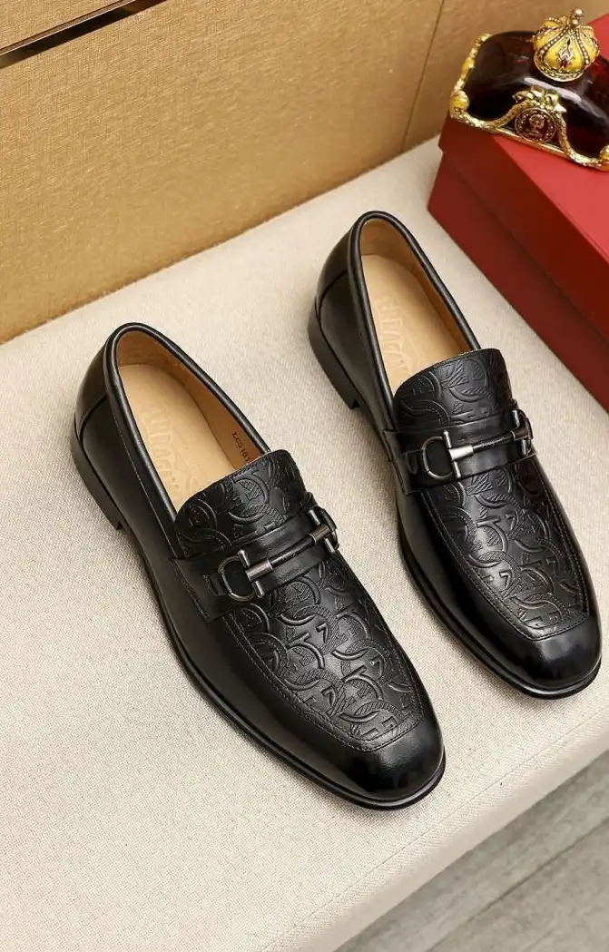 hype Ferragamo Leather Shoes