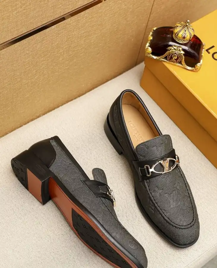 hype LV Leather Shoes