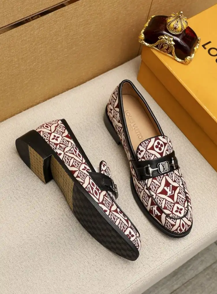 hype LV Leather Shoes