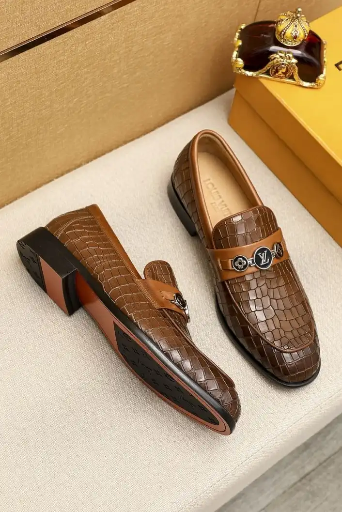 hype LV Leather Shoes