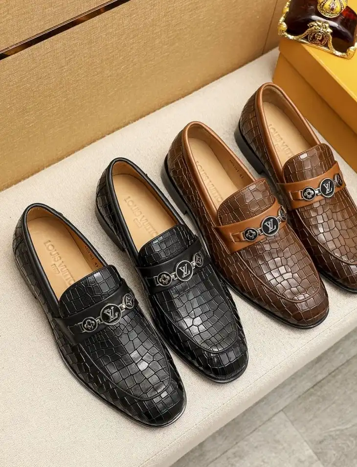 hype LV Leather Shoes