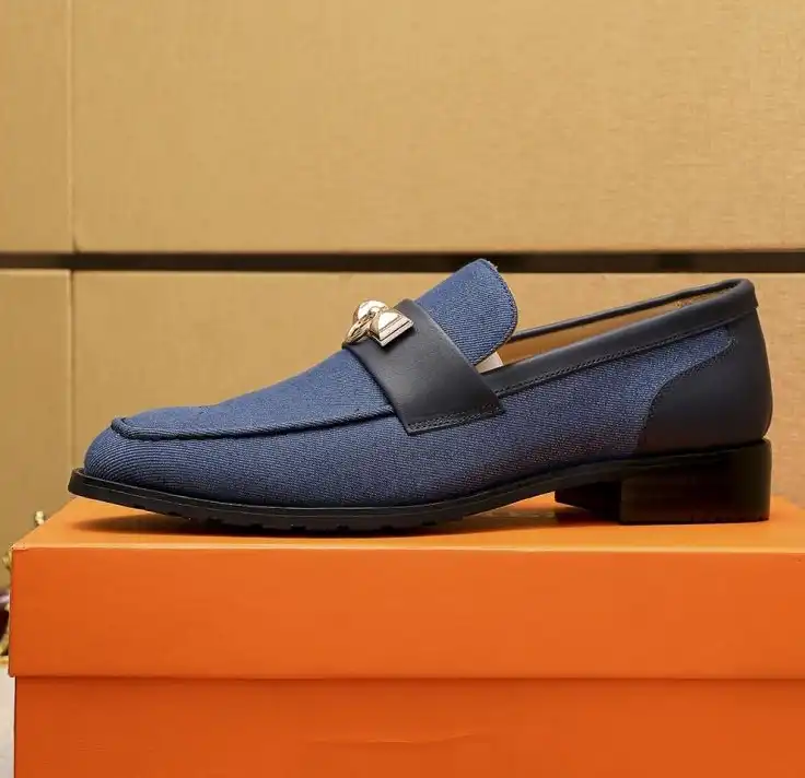 hype Hermes Leather Shoes